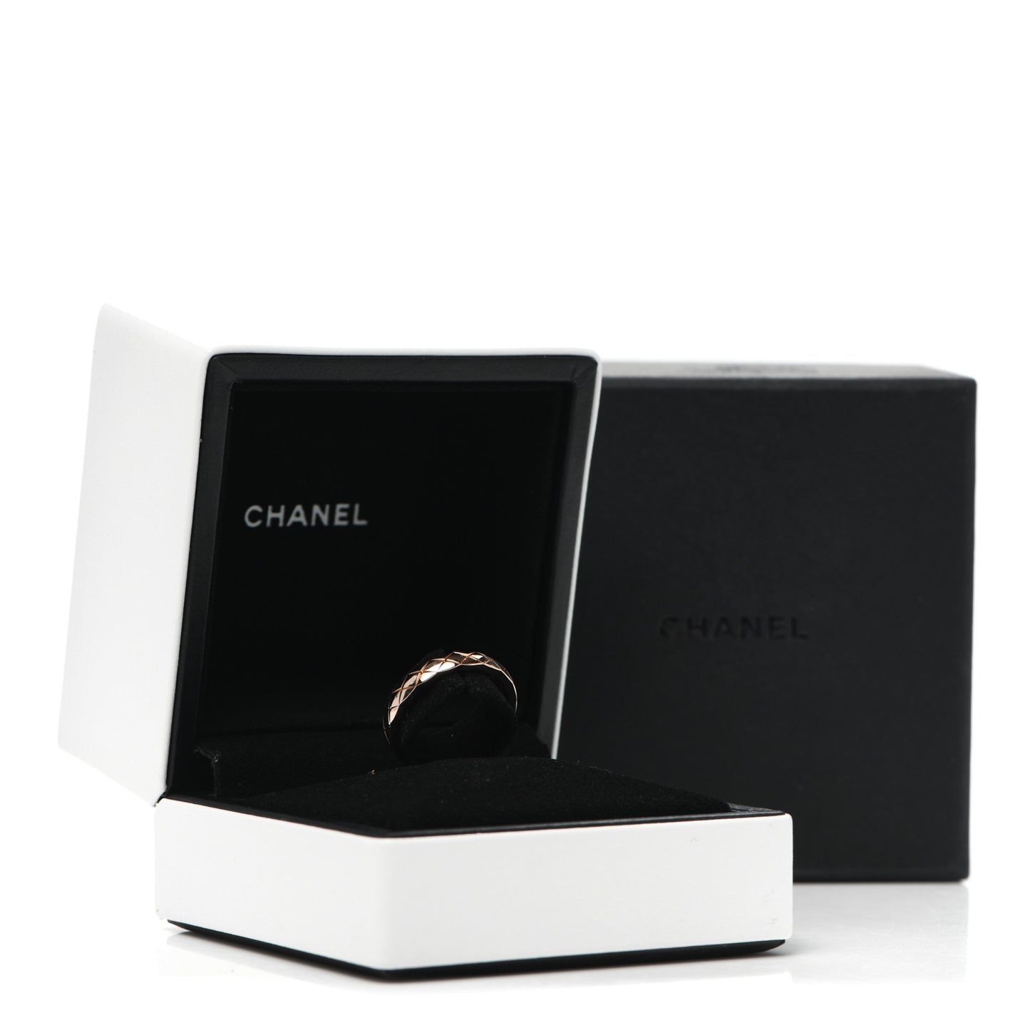 18K Beige Gold Mini Coco Crush Ring 50 5.25
