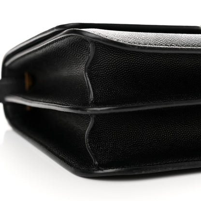 Burberry Grained Calfskin Medium TB Bag Black 8 of 10