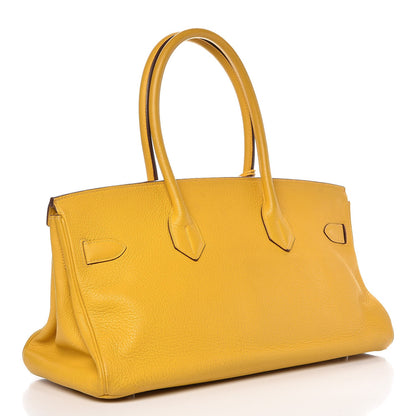 Hermes Taurillon Clemence JPG Shoulder Birkin II 42 Soleil 3 of 38