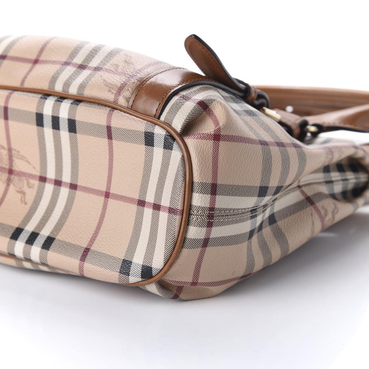 Haymarket Check Small Northfield Tote Mid Camel