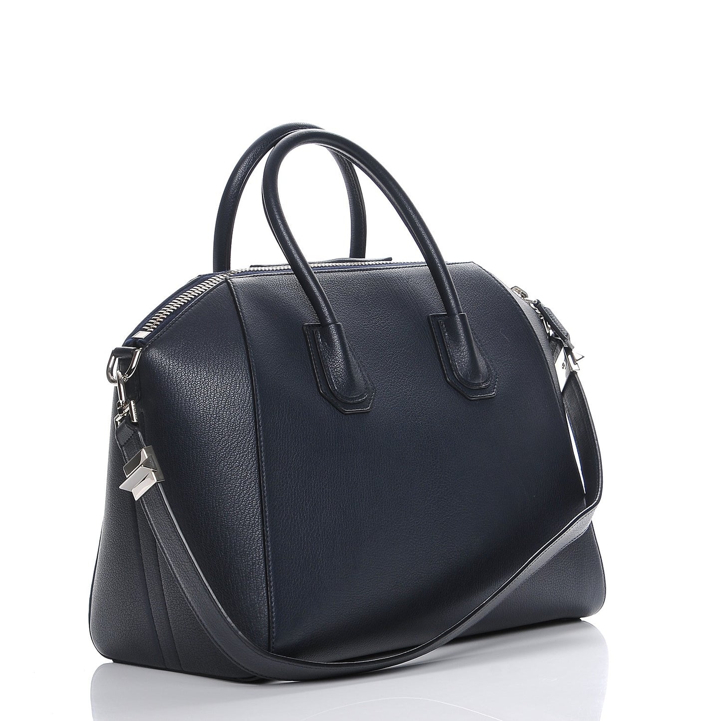 Sugar Goatskin Medium Antigona Navy