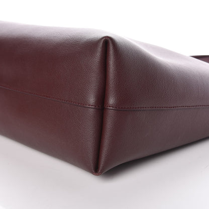 Saint Laurent Calfskin Large Shopping Tote Bordeaux 13 of 13