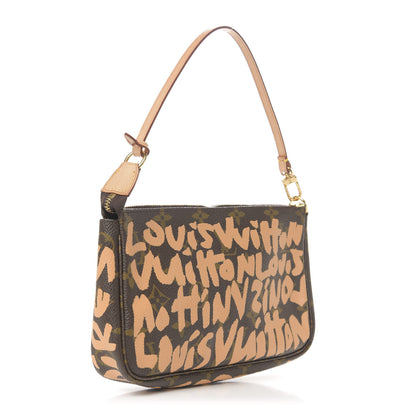 Louis Vuitton Monogram Graffiti Pochette Accessories Peach 3 of 11