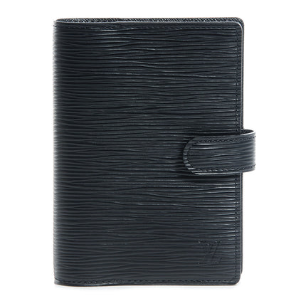 Louis Vuitton Epi Small Ring Agenda Cover Black 1 of 8