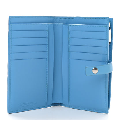 Bottega Veneta Nappa Intrecciato Bifold Zip Wallet Swimming Pool 5 of 6