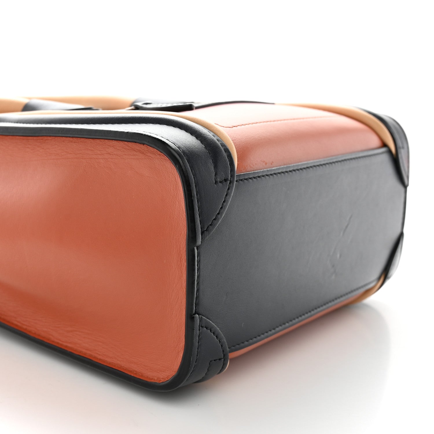 Celine Smooth Calfskin Nano Tri-Color Luggage Brick 9 of 14