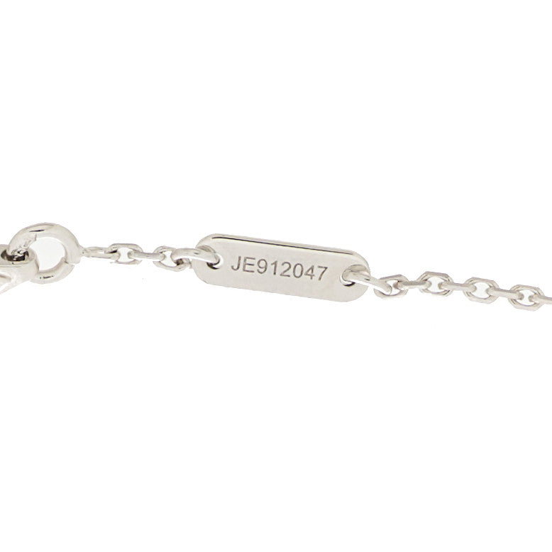 Van Cleef & Arpels 18K White Gold Diamond Sweet Alhambra Bracelet 4 of 5