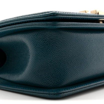 Chanel Caviar Quilted Small Boy Flap Dark Blue 9 of 11