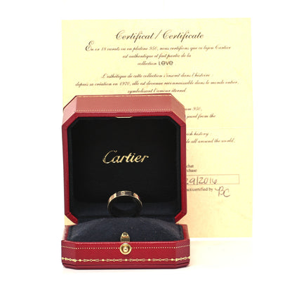Cartier 18K Pink Gold 4mm LOVE Wedding Band Ring 57 8 5 of 5