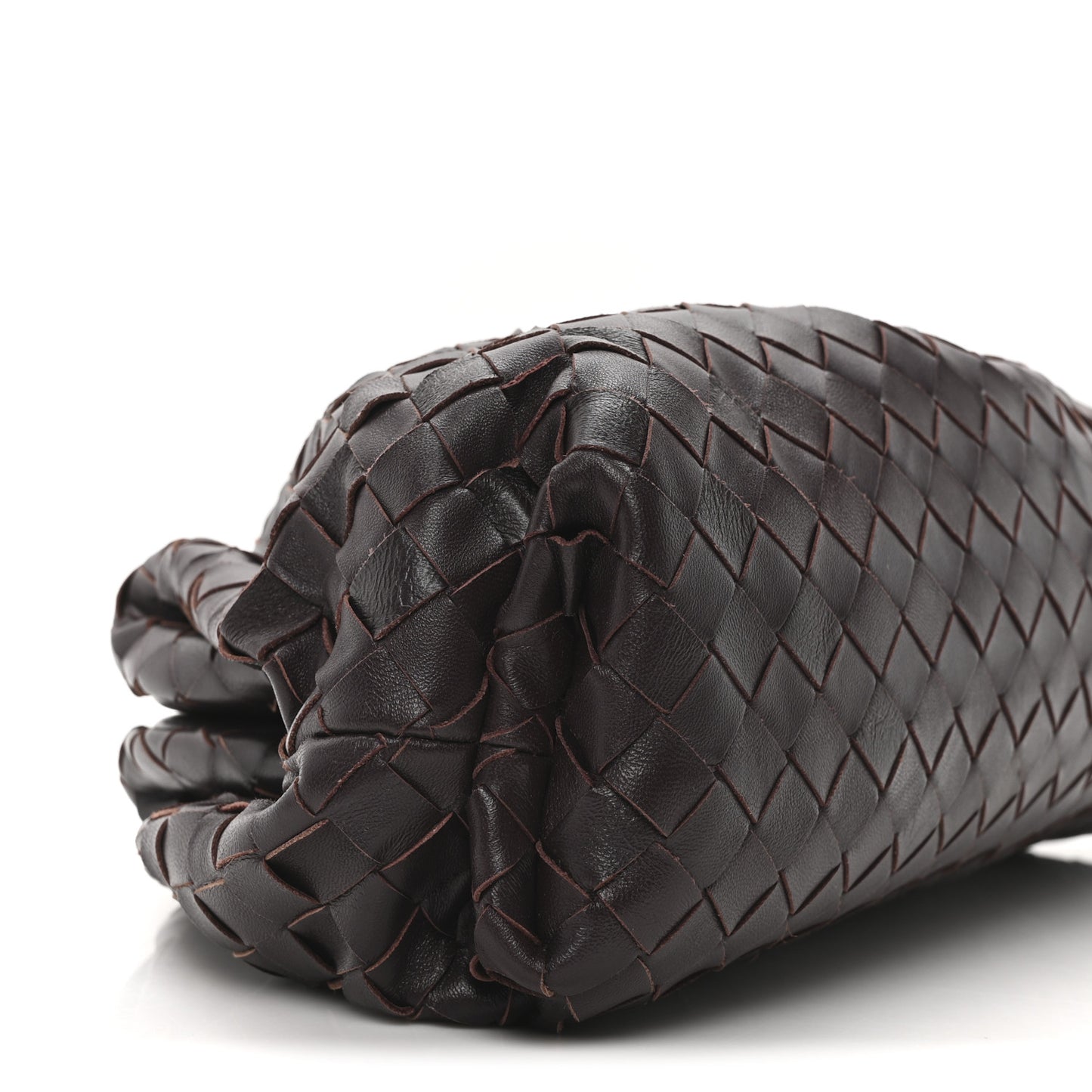 Nappa Maxi Intrecciato The Pouch Oversized Clutch Grape