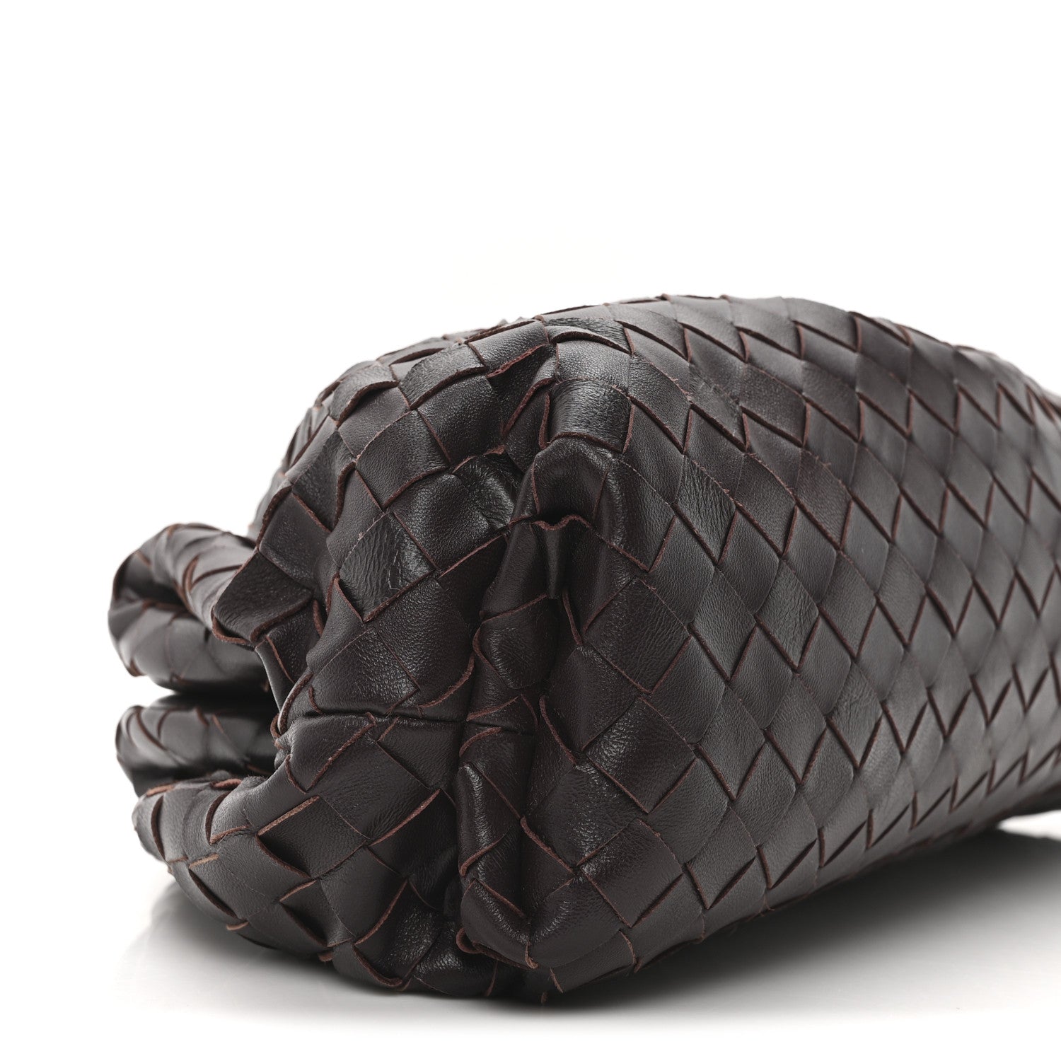 Bottega Veneta Nappa Maxi Intrecciato The Pouch Oversized Clutch Grape 9 of 10
