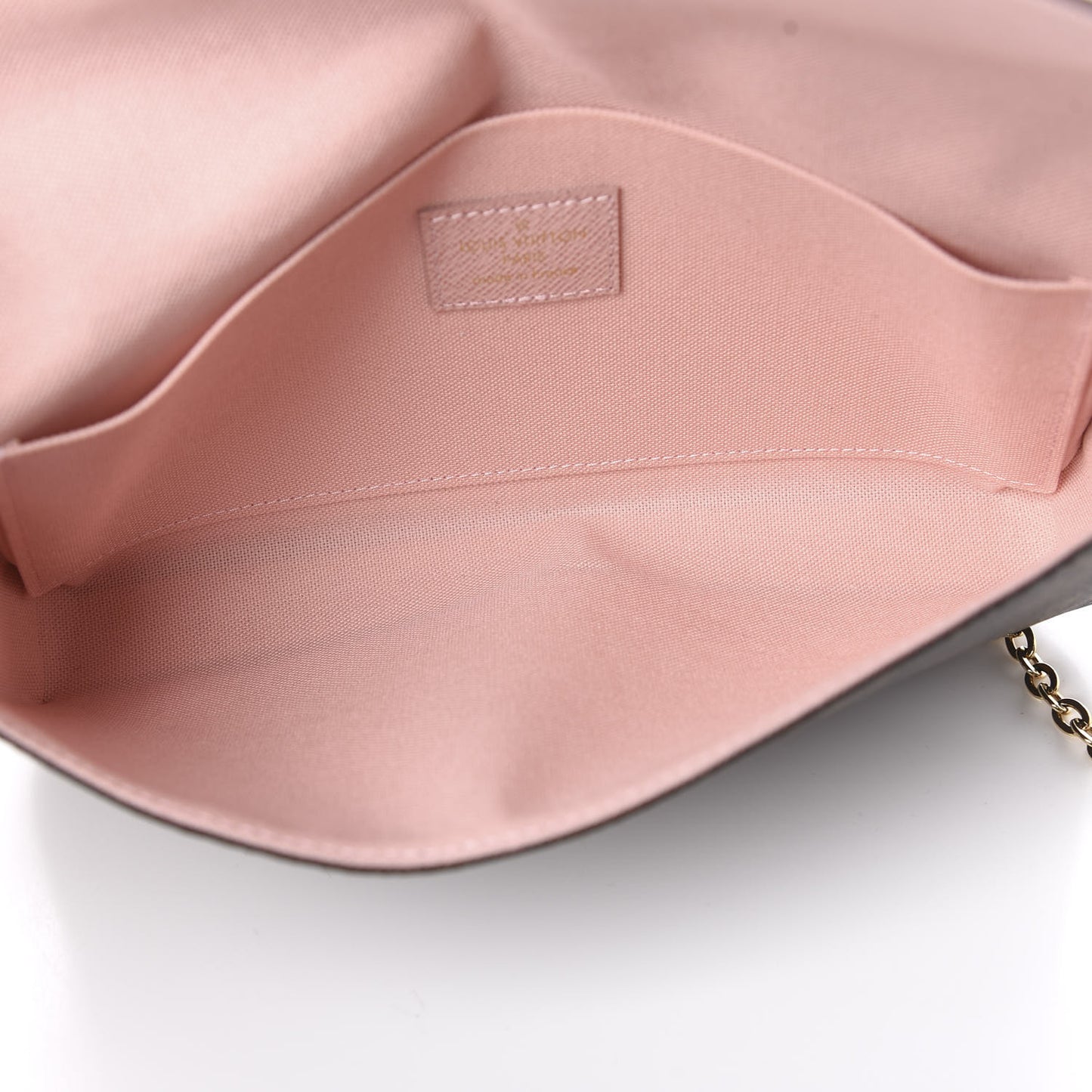 Monogram Valentine Dog Pochette Felicie Chain Wallet