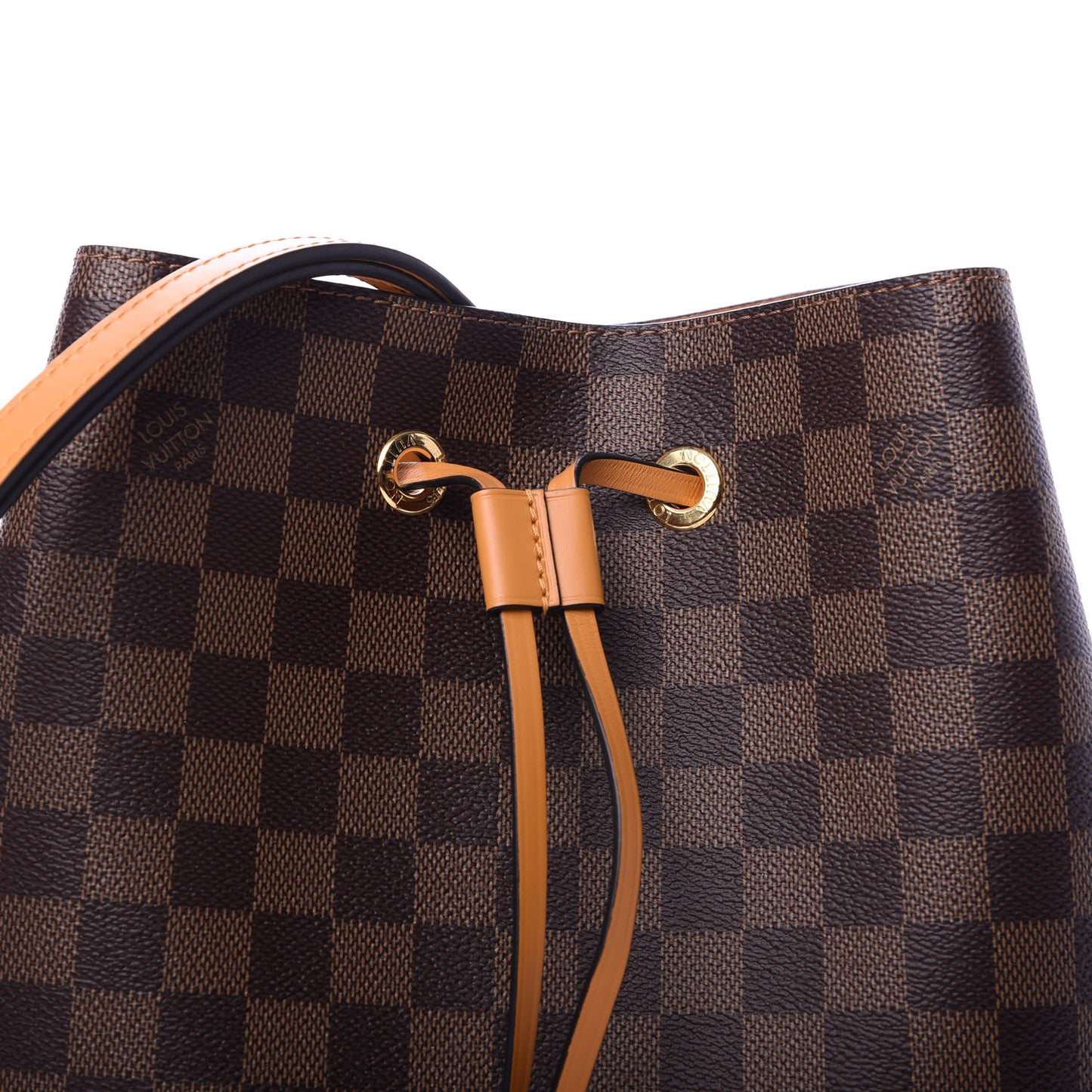 Damier Ebene Neonoe MM Safran