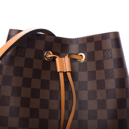Louis Vuitton Damier Ebene Neonoe MM Safran 9 of 10