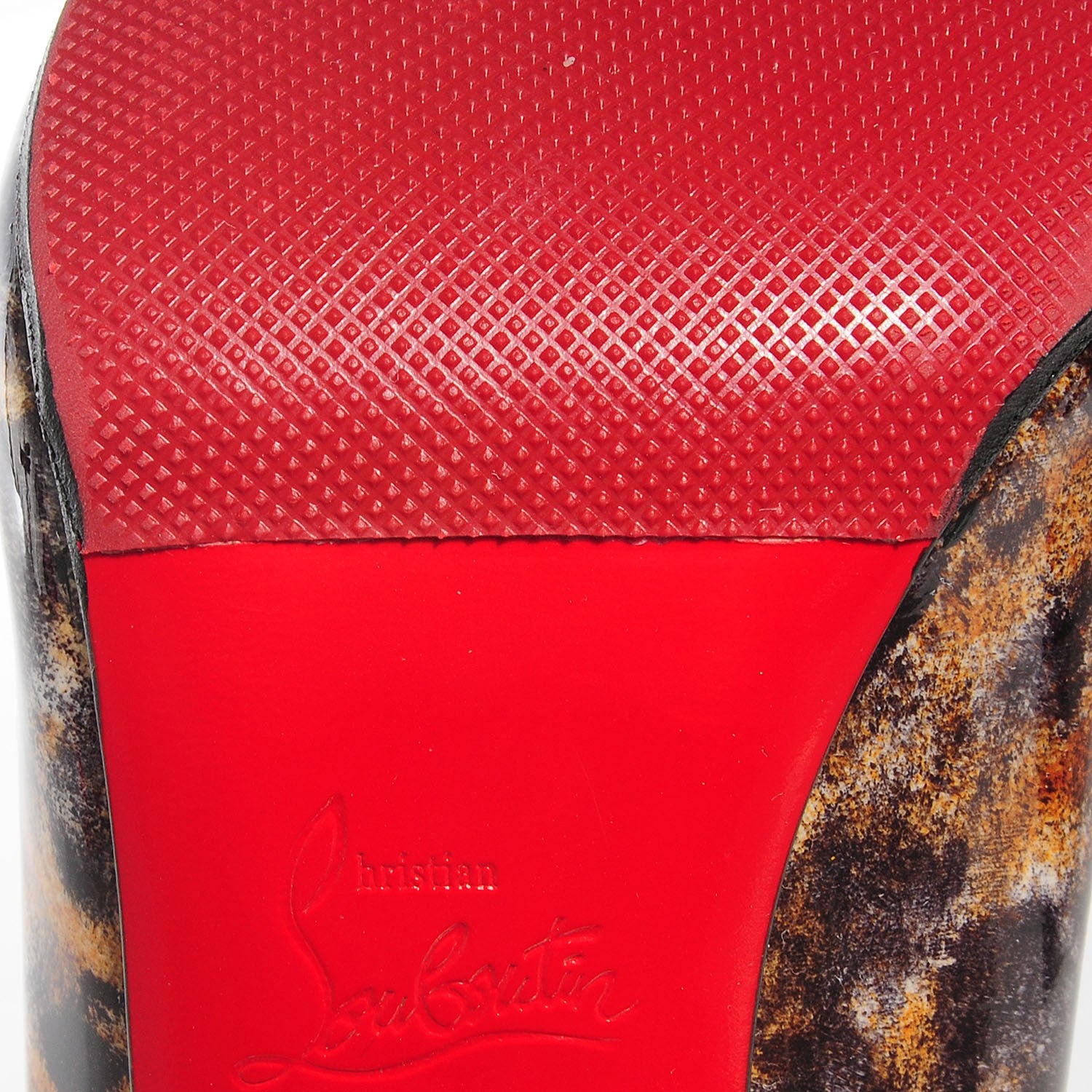 Christian Louboutin Patent Vernis Mouchete So Kate 120 Pumps 37.5 Black 6 of 7