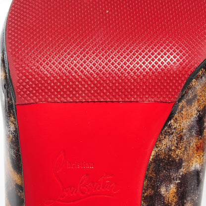 Christian Louboutin Patent Vernis Mouchete So Kate 120 Pumps 37.5 Black 6 of 7