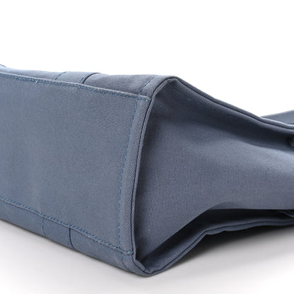 Marc Jacobs Cotton Canvas The Traveler Tote Bag Blue 9 of 9