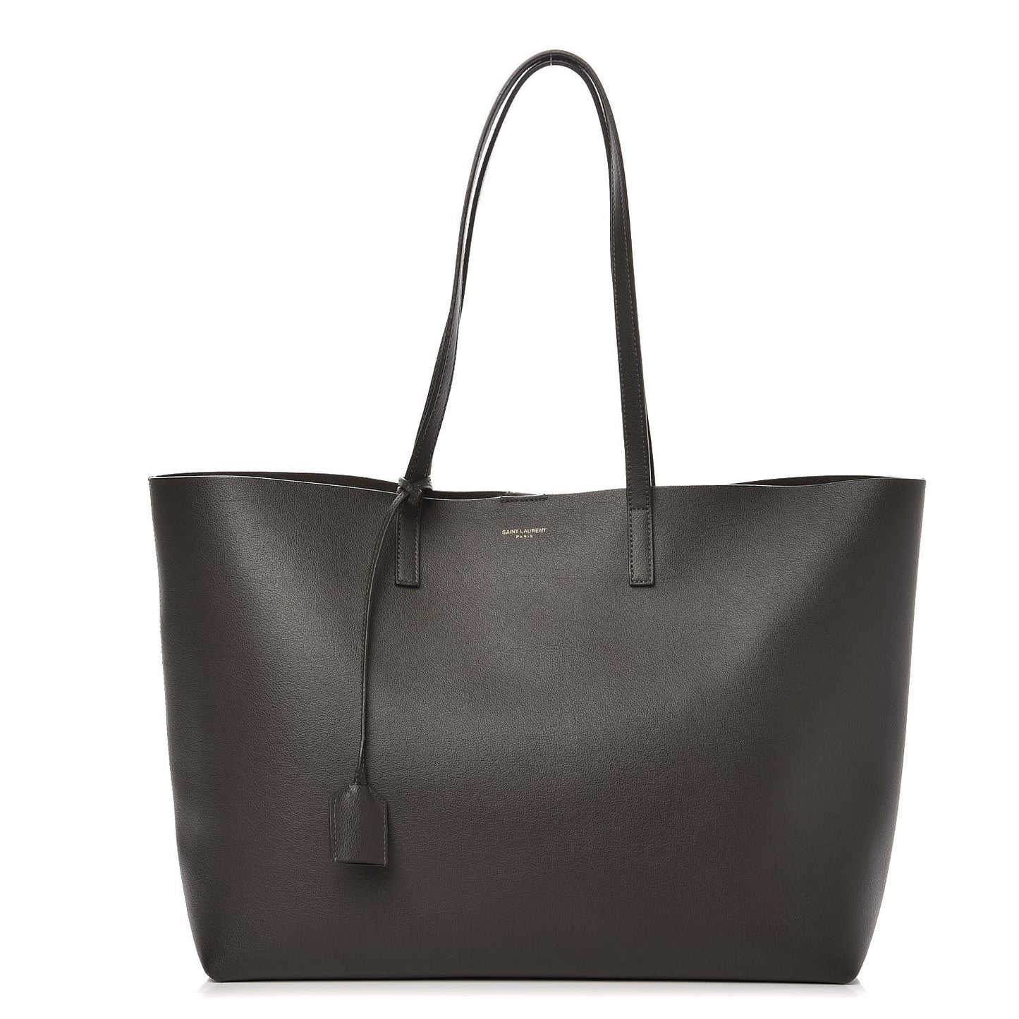 Calfskin Large Shopping Tote Earth