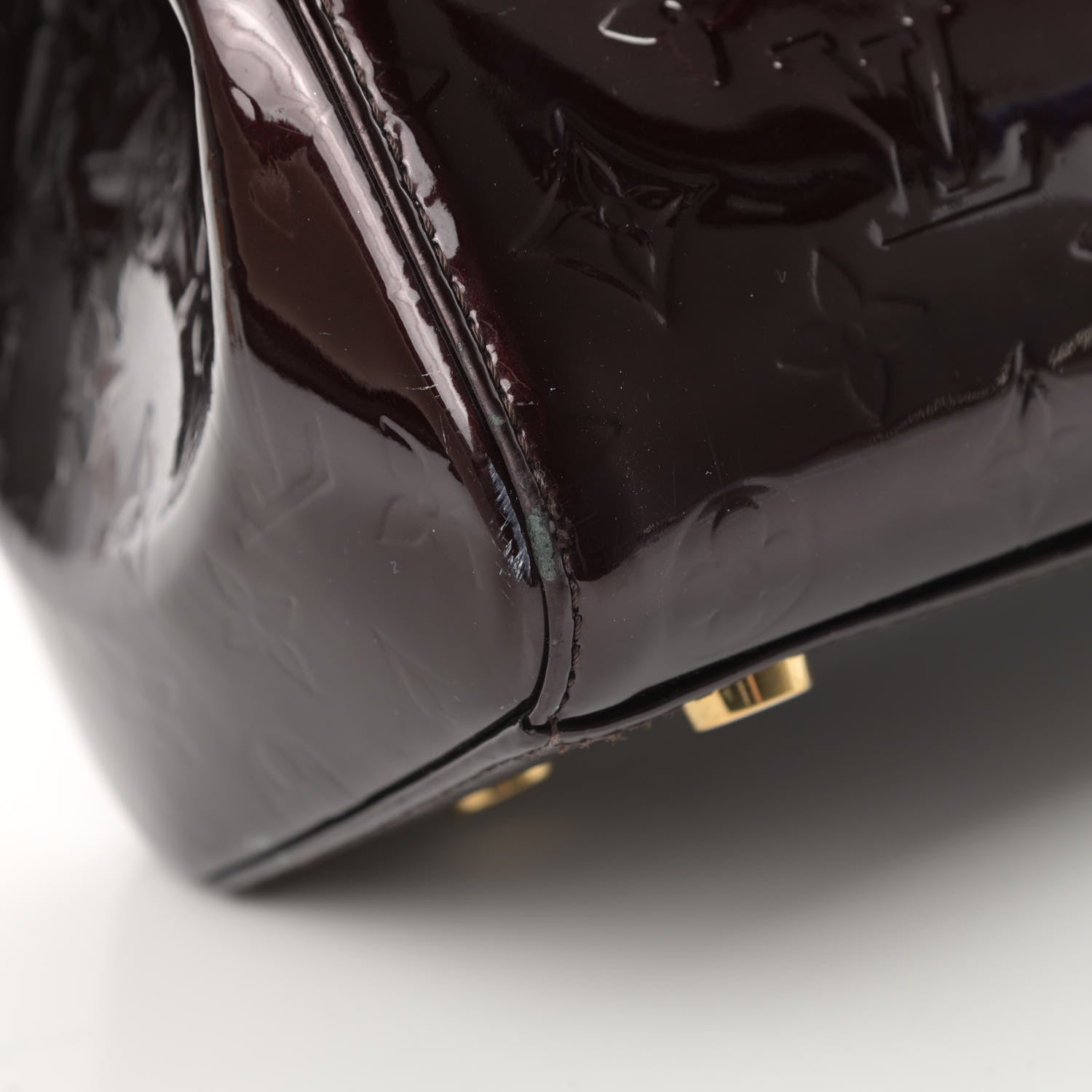 Louis Vuitton Vernis Brea GM Amarante 9 of 18