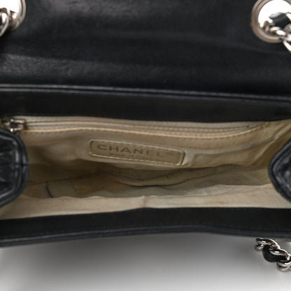 Chanel Washed Lambskin Quilted Mini Chain Around Flap Black 5 of 10