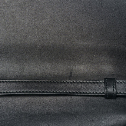 Gucci Nappa Elaphe GG Supreme Monogram Medium Osiride Top Handle Bag Black Bright Cuir Beige Ebony 11 of 12