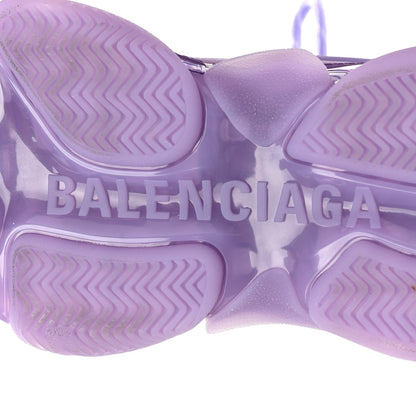 Balenciaga Fabric Mesh Clear Sole Womens Triple S Sneakers 36 Light Lilac White 6 of 11
