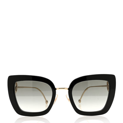Fendi Acetate Metal F is Fendi Square Cat Eye Sunglasses FF 0408/F/S Black 2 of 7
