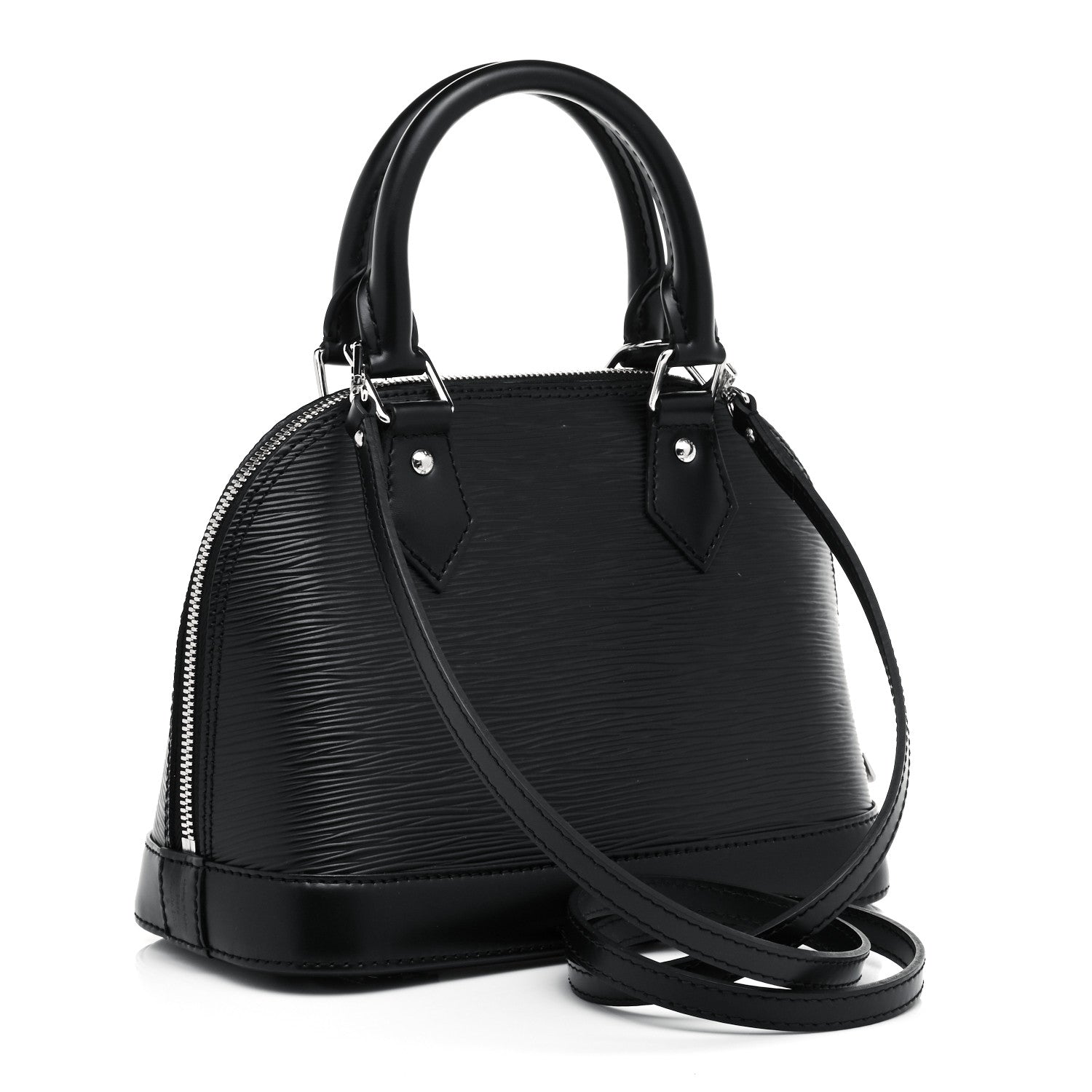 Louis Vuitton Epi Alma BB Black 3 of 9