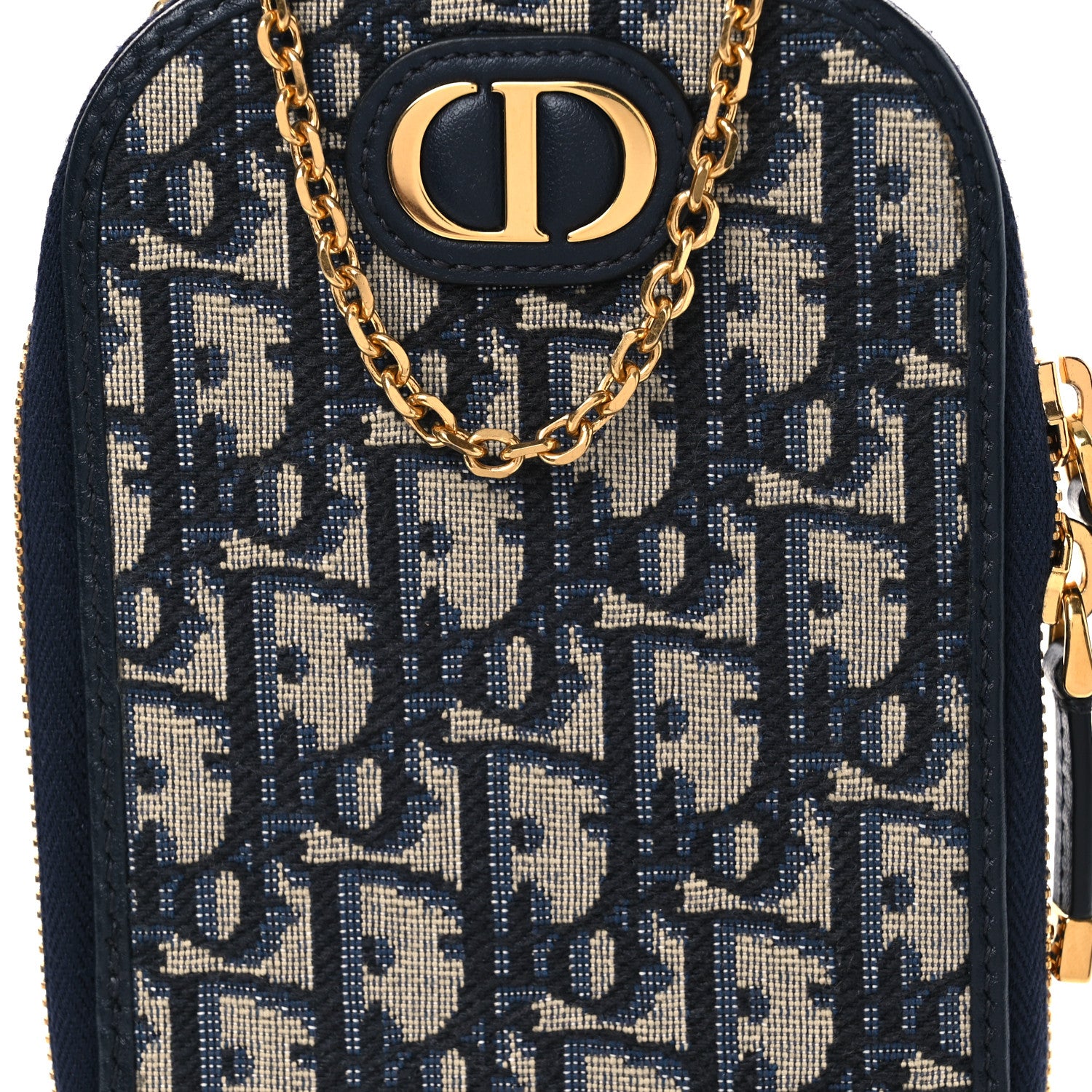 Christian Dior Oblique 30 Montaigne Phone Holder Blue 8 of 11