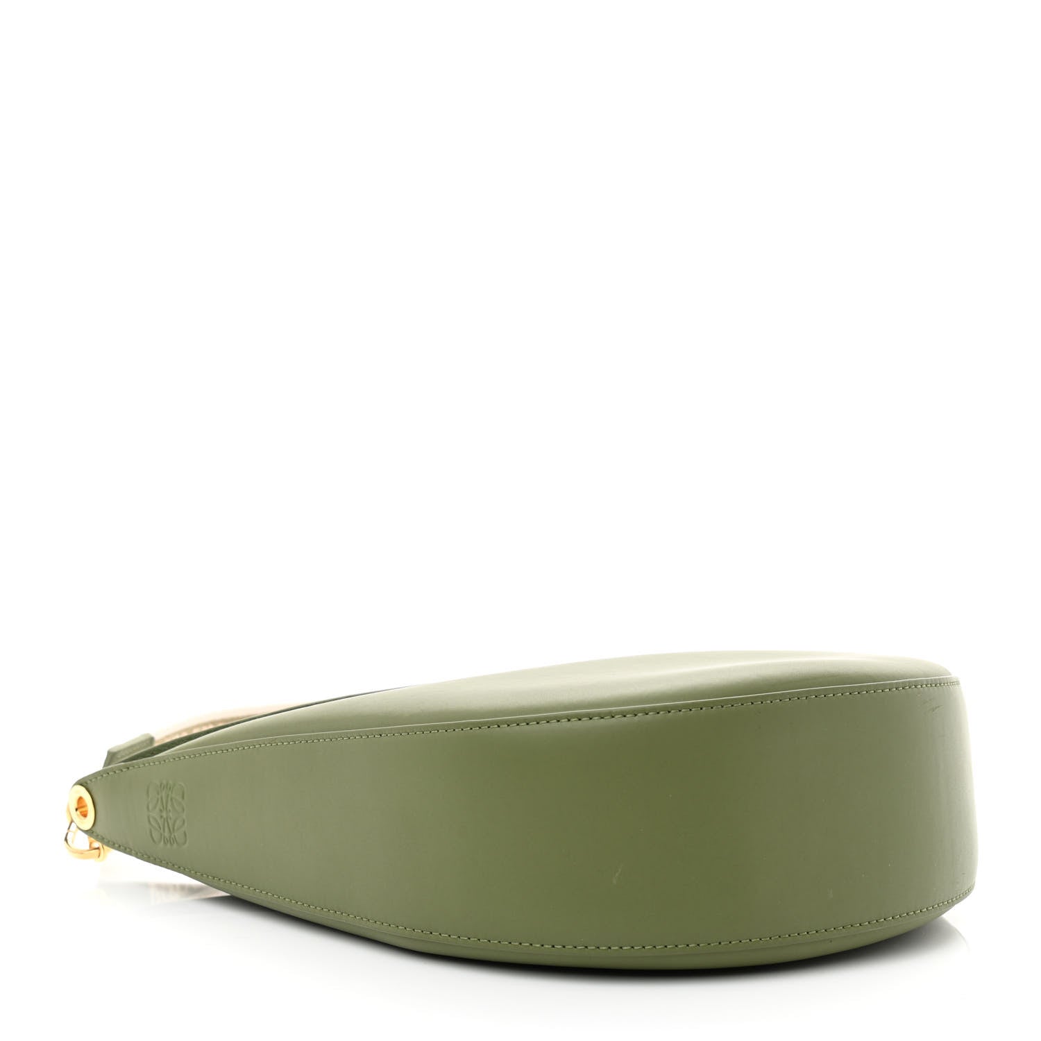 Loewe Satin Calfskin Jacquard Luna Bag Avocado Green 6 of 11