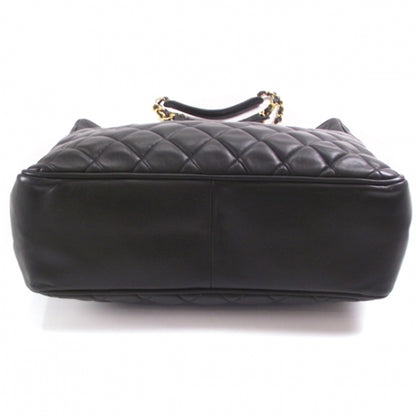 Chanel Dark Green Leather Quilted Tote 4 of 11