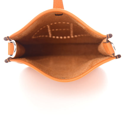 Hermes Taurillon Clemence Evelyne TPM Abricot 5 of 10