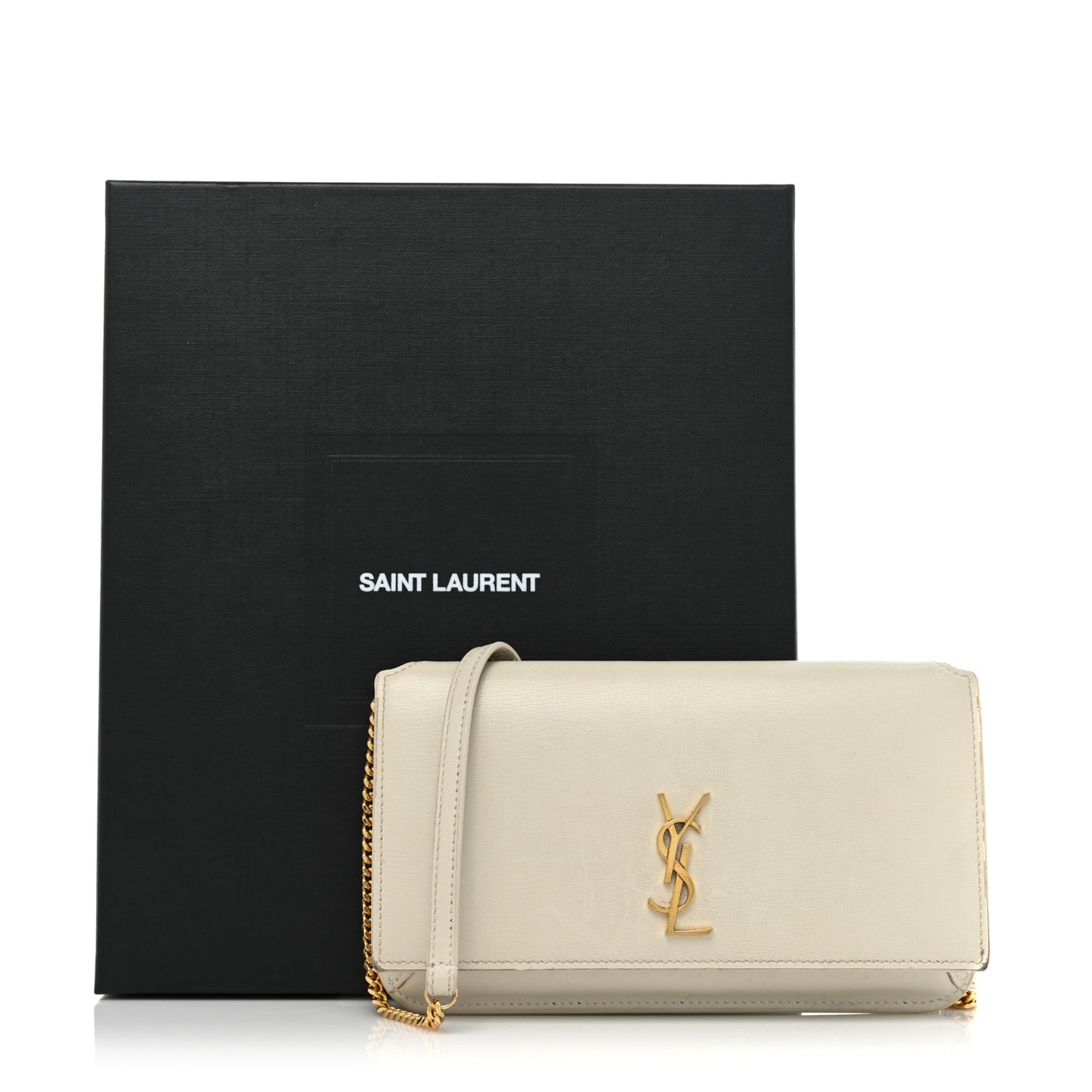 Smooth Calfskin Monogram Phone Holder Crossbody Crema Soft