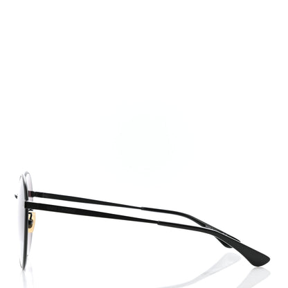Saint Laurent SL 136 Zero Sunglasses Black Silver 3 of 5