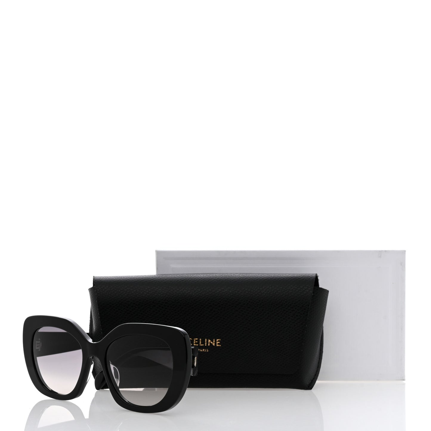 Acetate Triomphe 01 Square Sunglasses CL 40226U Black