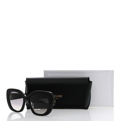 Celine Acetate Triomphe 01 Square Sunglasses CL 40226U Black 7 of 7