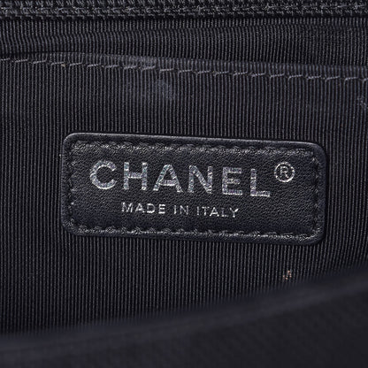 Chanel Canvas Quilted Medium Fluo Boy Flap Black Grey Yellow 6 of 11