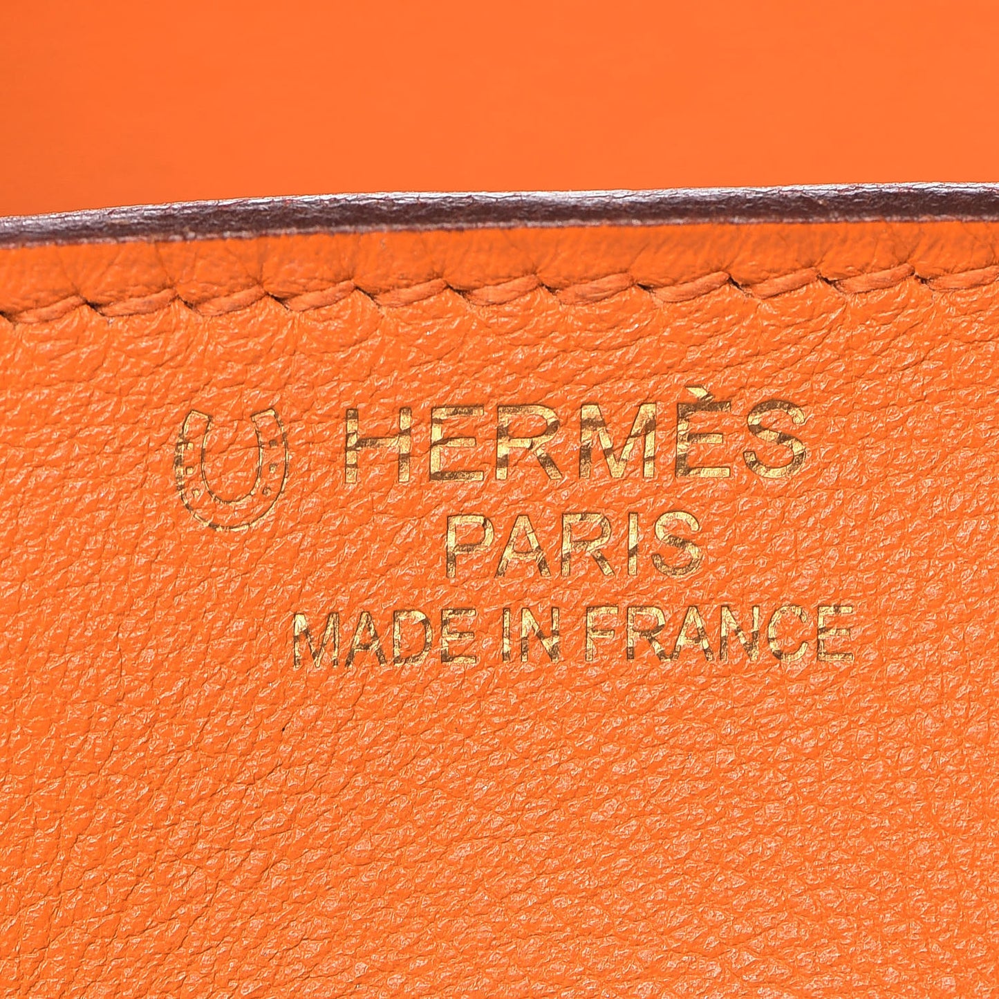 Swift Horseshoe Birkin 35 Orange