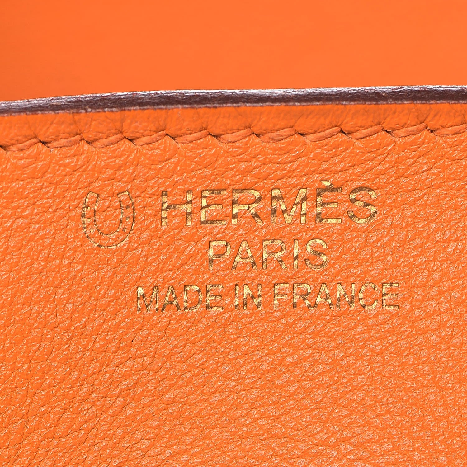 Hermes Swift Horseshoe Birkin 35 Orange 16 of 40