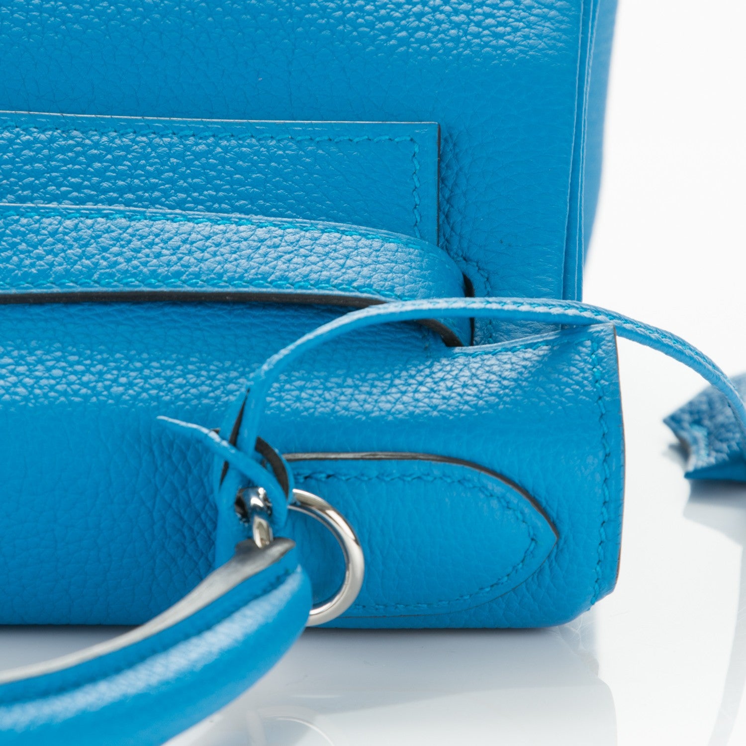 Hermes Togo Kelly Retourne 28 Bleu Zanzibar 12 of 25