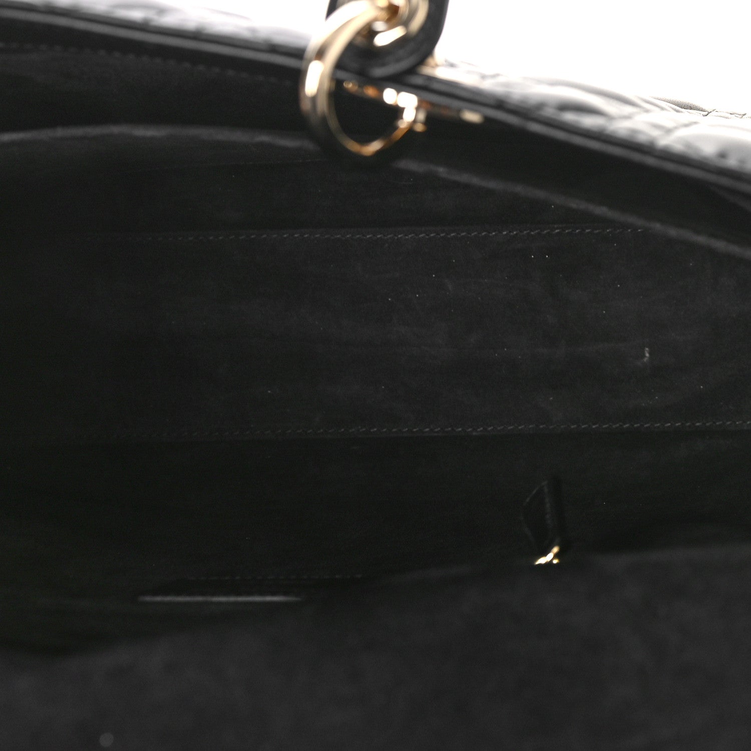 Christian Dior Lambskin Cannage Large Lady Dior Black 5 of 9