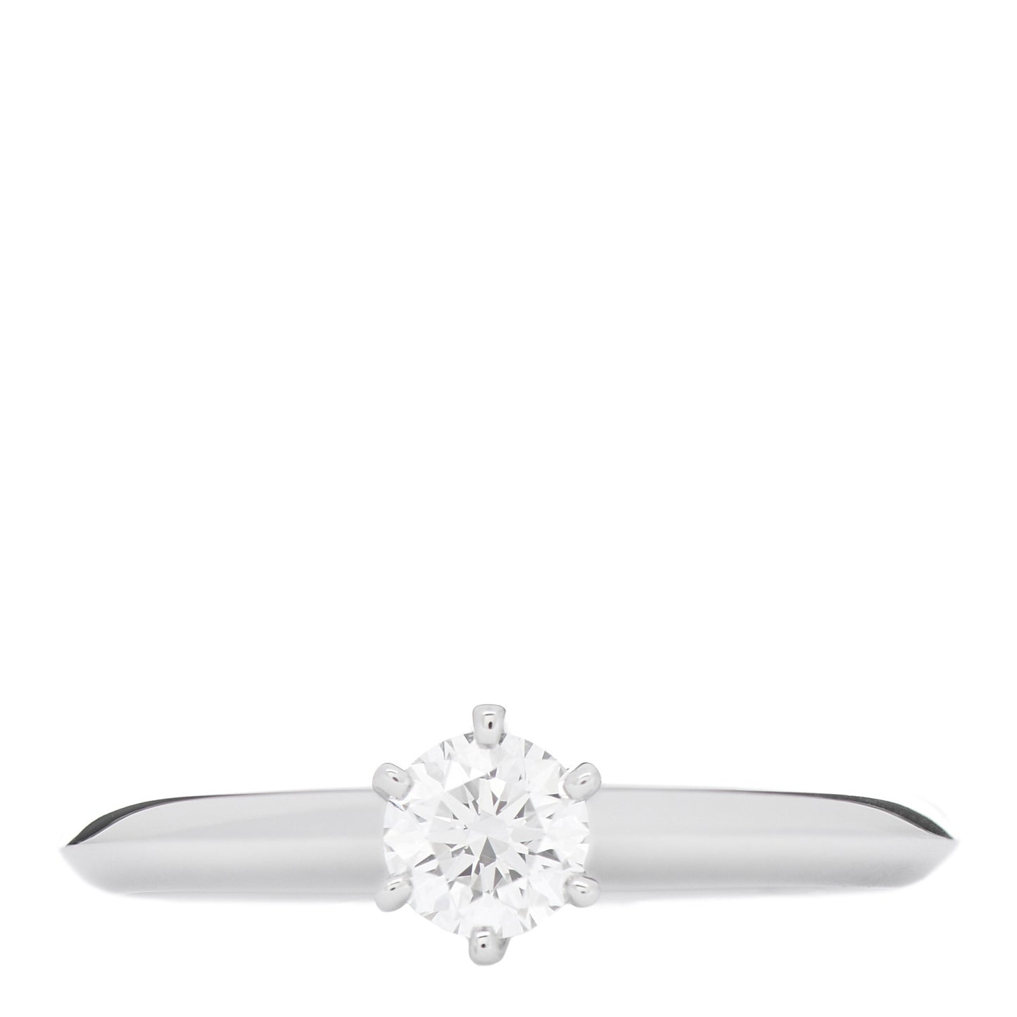 Platinum Diamond .30ct Solitaire Engagement Ring 52 6