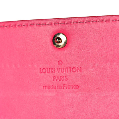 Louis Vuitton Vernis Sarah Wallet Rose Pop 10 of 15