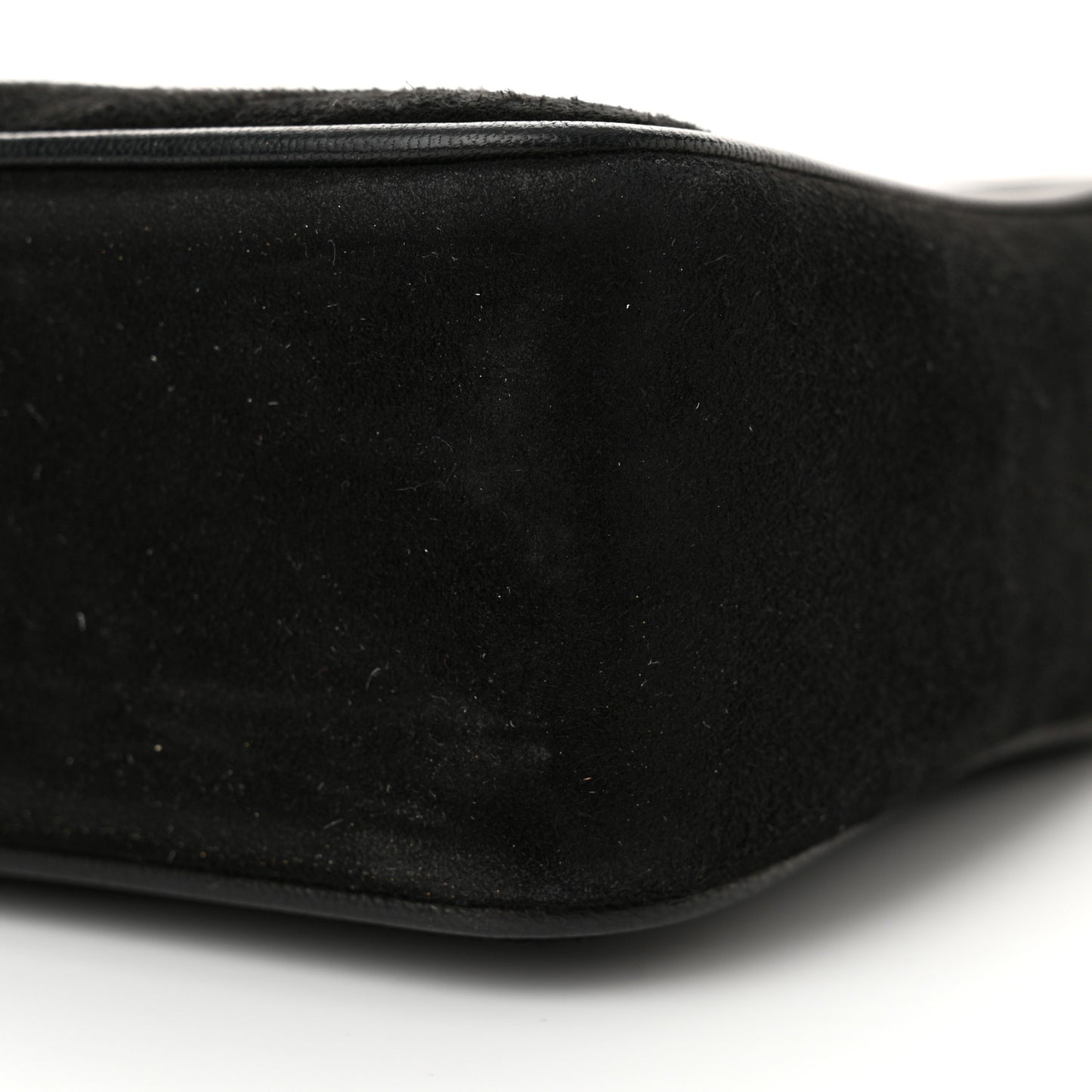 Suede CC Tassel Camera Case Black