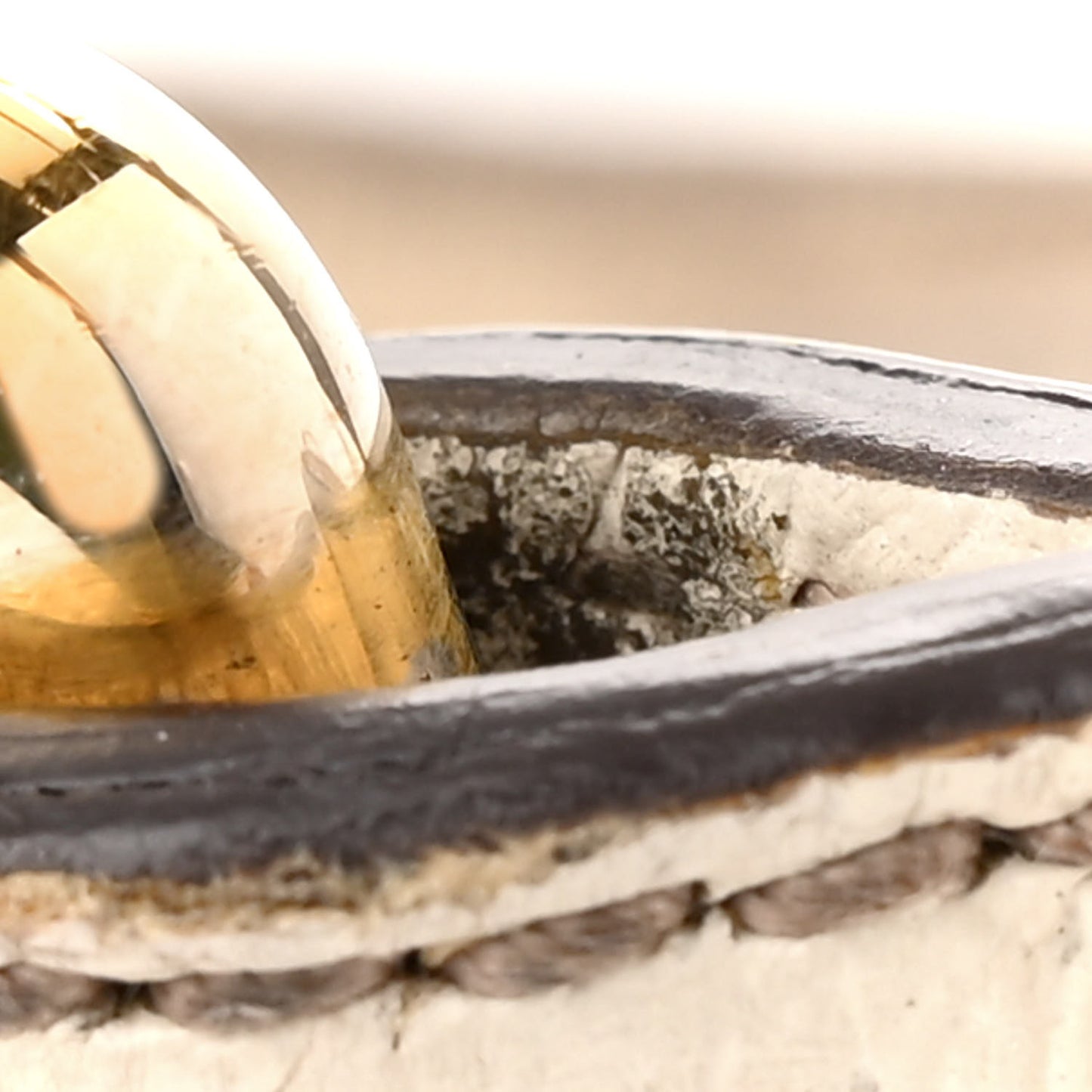 Monogram Bamboo Horsebit Hobo Off White