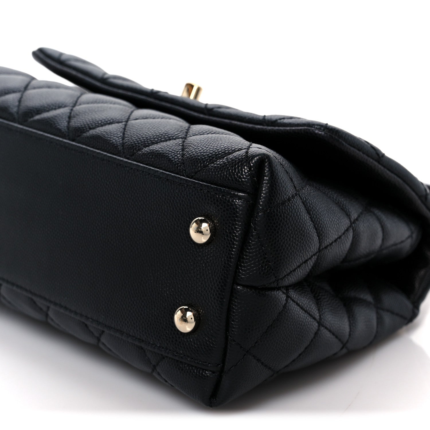 Chanel Caviar Quilted Mini Coco Handle Flap Black 11 of 11