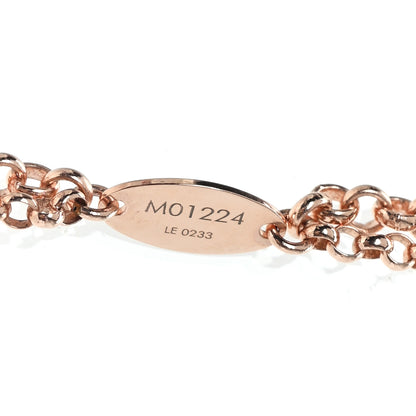 Louis Vuitton Metal Enamel LV Stellar Long Necklace Rose Gold 6 of 6