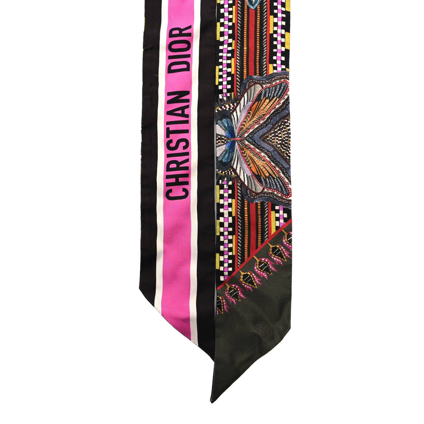 Silk Mitzah Scarf Pink