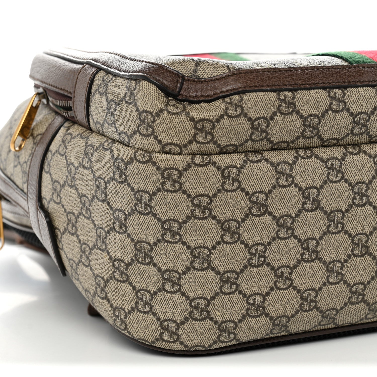 Gucci GG Supreme Monogram Medium Ophidia Day Backpack Brown 8 of 11