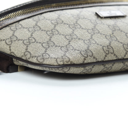 Gucci GG Supreme Monogram Belt Bag Dark Brown 9 of 13